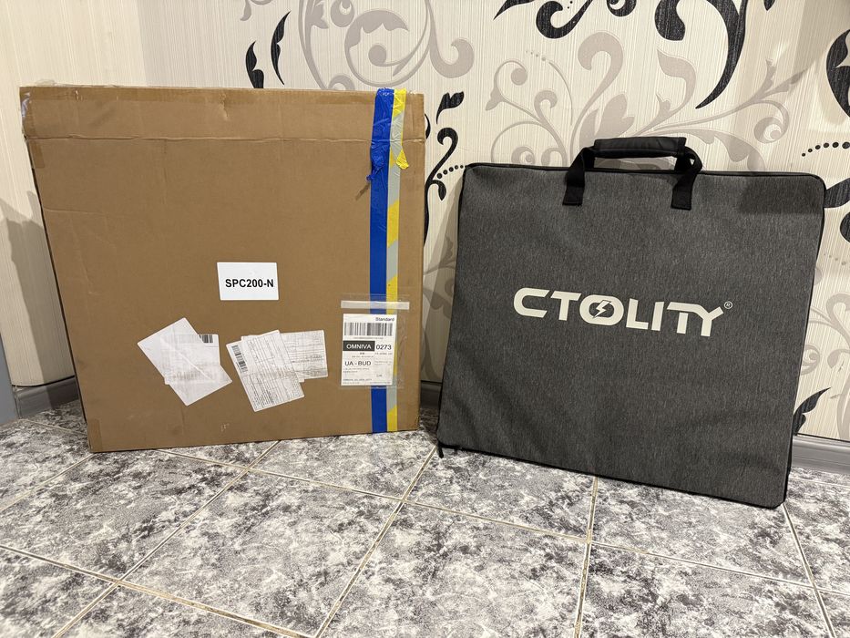 Нова сонячна панель CTOLITY 200W (SPC-200N) — повний комплект
