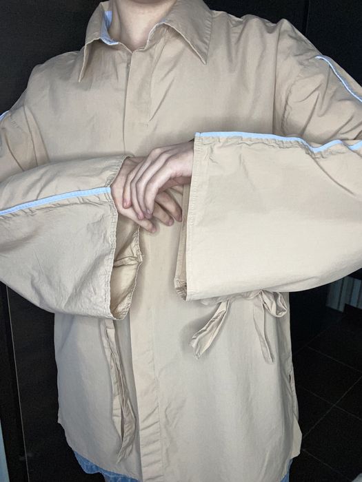 сорочка zara із завʼязками