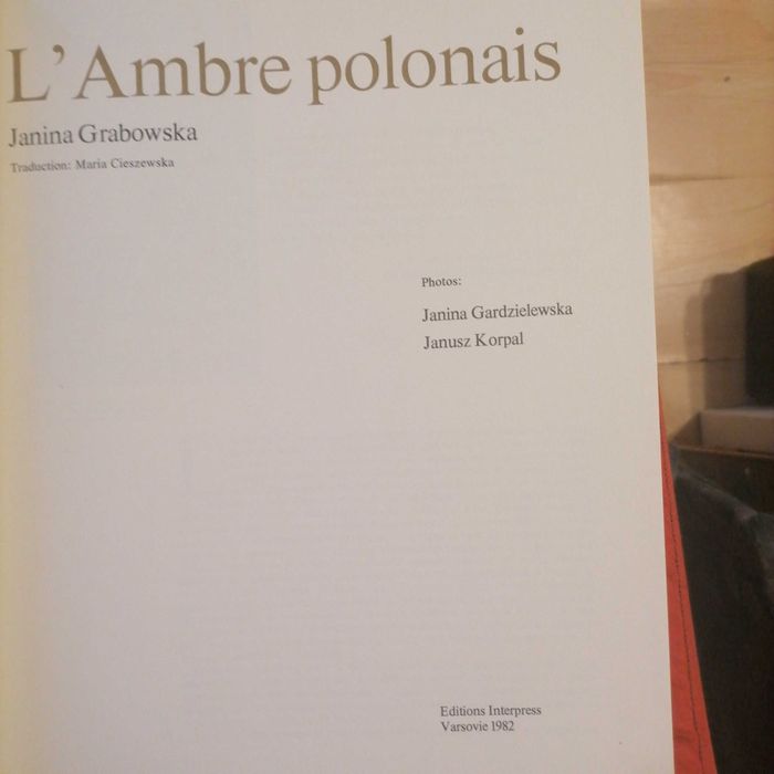 L'Ambre polonais(Polski bursztyn) Janina Grabowska