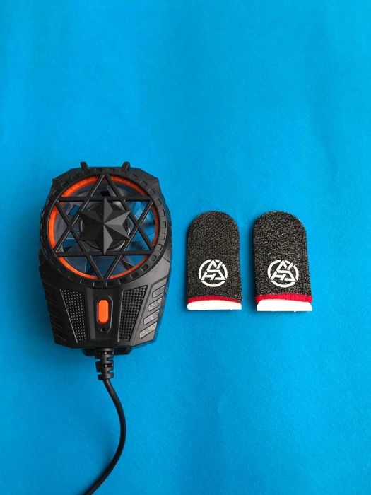 Напальчники для гри на телефоні та кулер для телефону з підсвіткою