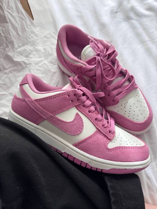 Nike SB Dunk Low White Pink найк найки данк данки