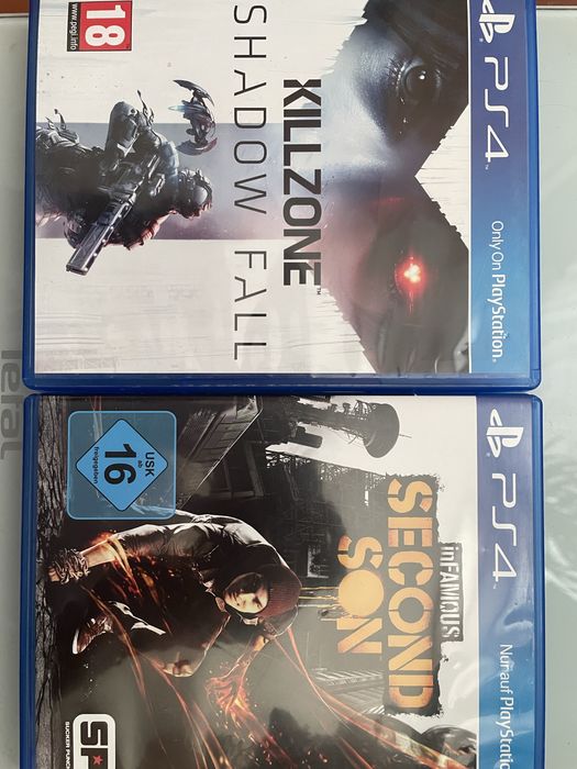 PS4: Killzone: Shadow Fall, inFAMOUS: Second Son