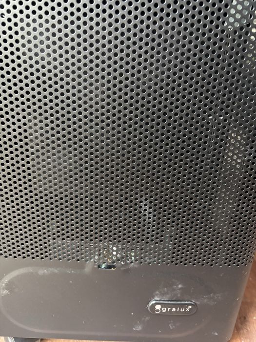 Aquecedor mini chama azul gralux novo