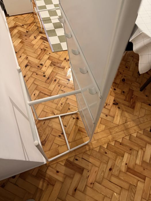 KNAPPER Espelho de pé, branco, 48x160 cm IKEA