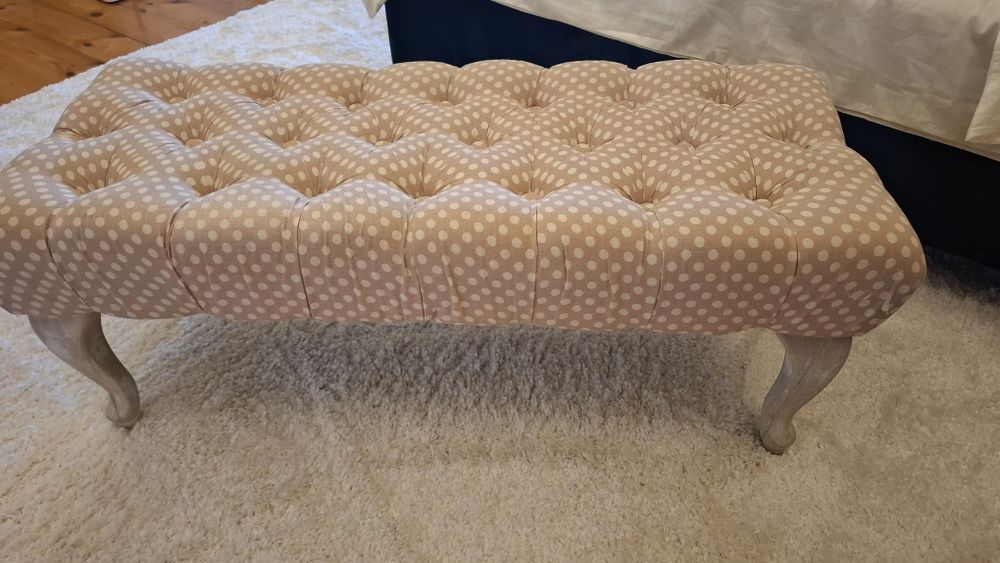 Pufa siedzisko pikowana