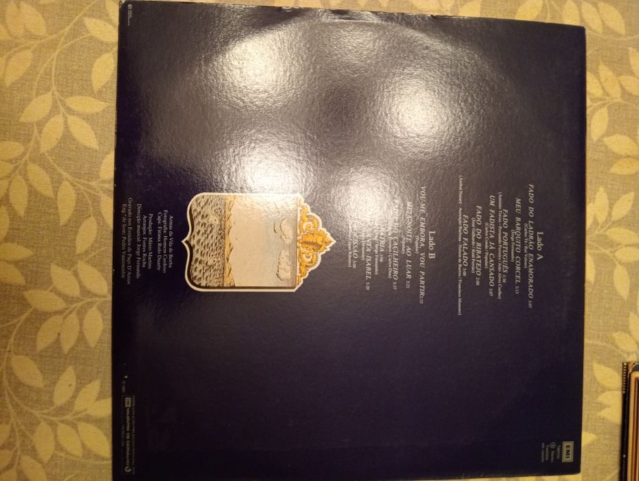 Vinil LP Nuno Da Câmara Pereira - A Terra, O Mar e o Céu