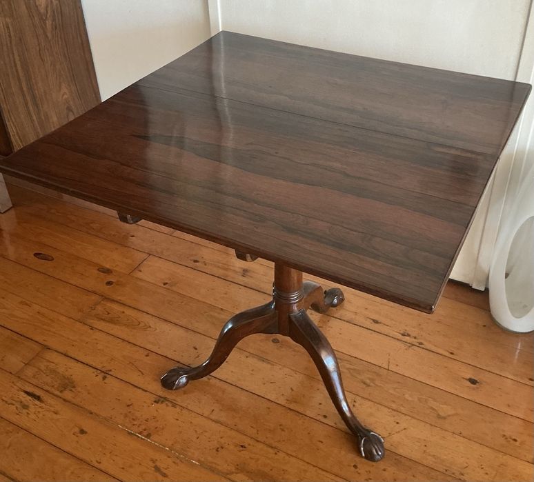 Mesa pau santo maciça inglesa sec XIX