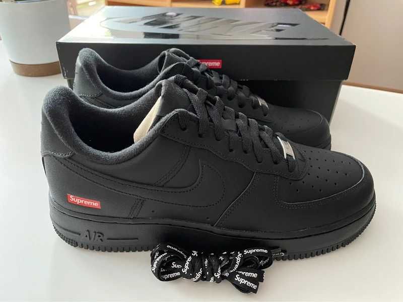 Nike Air Force 1 Supreme Black R.46