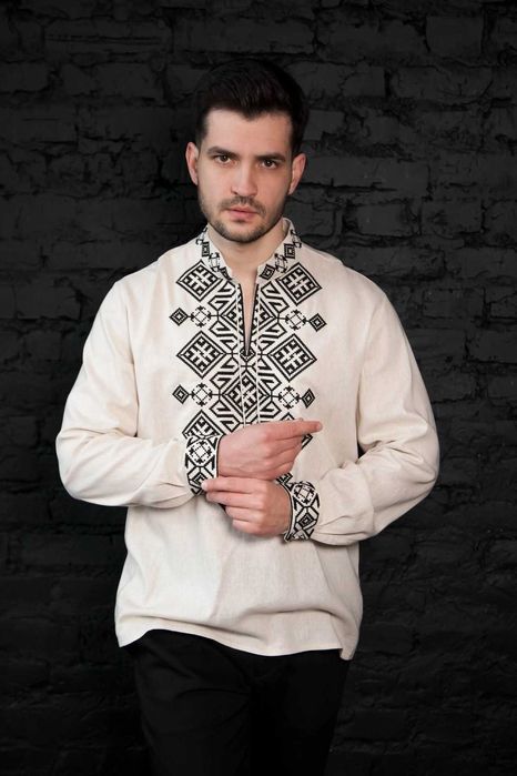 • Хіт! Парні вишиванки Руна льон Комплект жіноча та чоловіча вишиванка