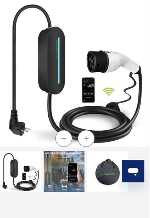 Carregador portatil para Veiculo Elétrico/Hibrido
