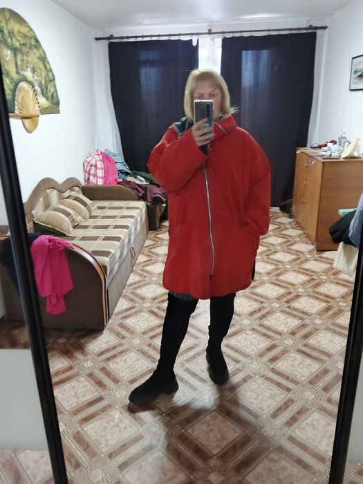 Куртка великого розміру курточка пальто. Батал.