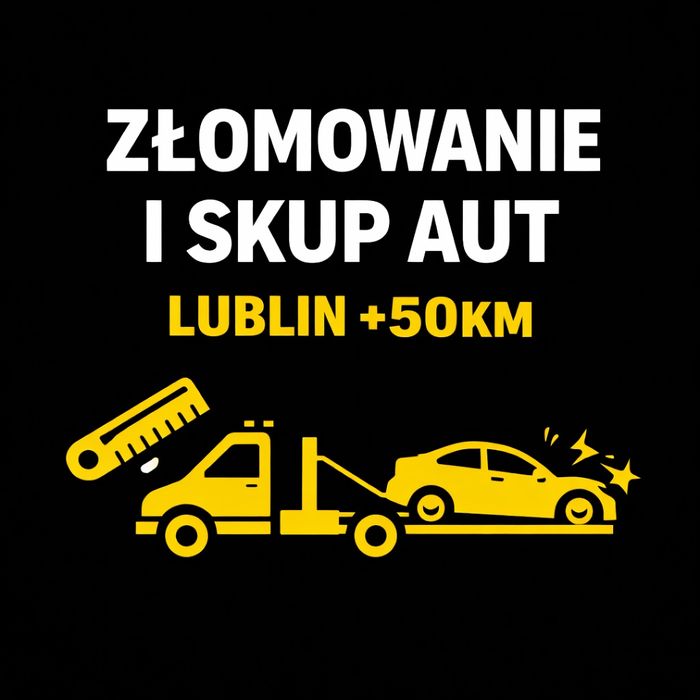 Złomowanie Auto Kasacja Skup Aut Gotówka Odbiór Lawetą Każdy Stan