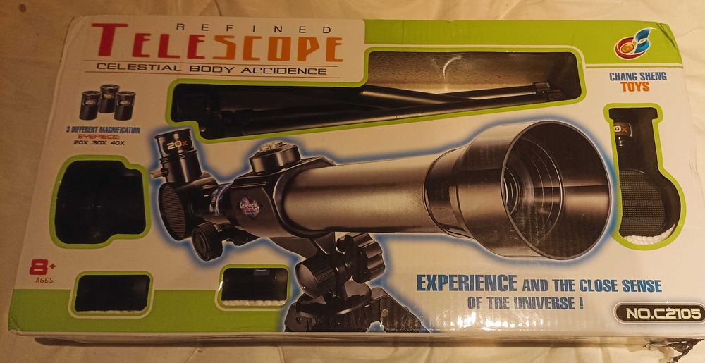 Teleskop astronomiczny.