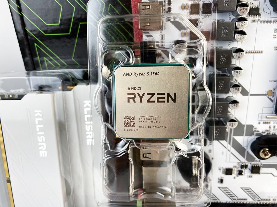 Новий Комплект Ryzen 5 5500 AM4 B450 Machinist 16GB | 32GB Збірка ПК