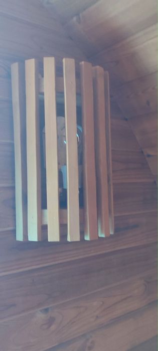Nowa sauna ogrodowa