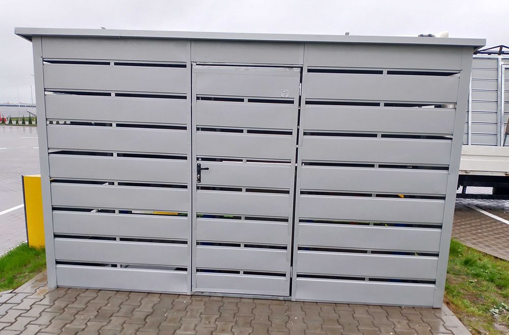 Wiata śmietnikowa Panelowa 3x2