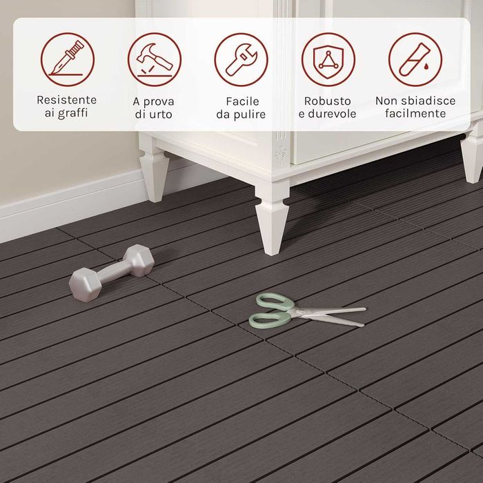 Nowa deska tarasowa 60x30 /posadzka /podłoga / płytka drewniana !K267!