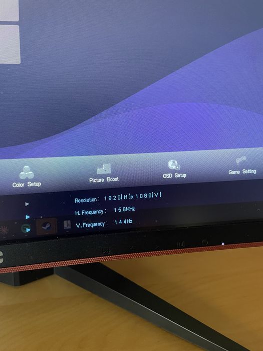 Monitor Gaming AOC Curvo | 1ms 144hz 24 Polegadas