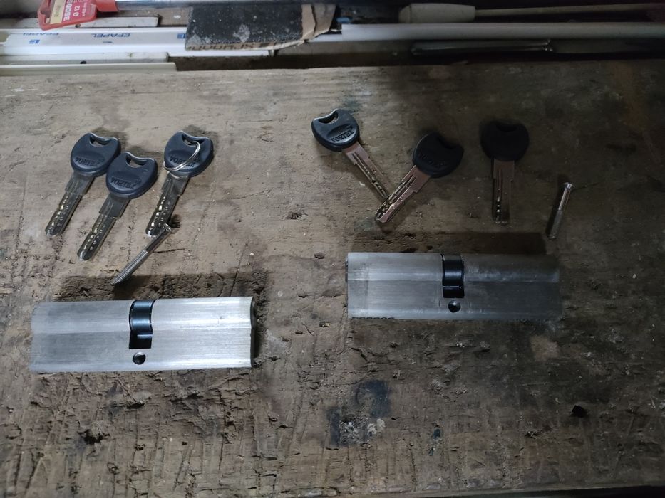 Canhão de fechadura para portas PVC