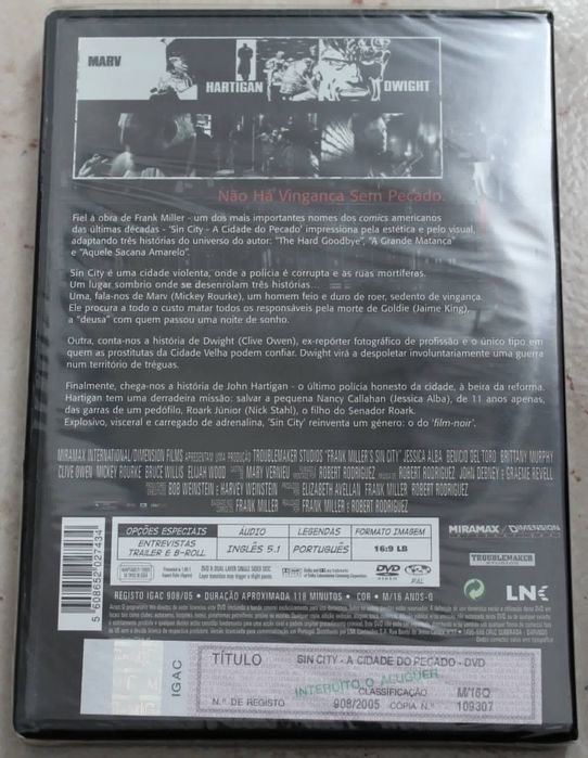 Filme DVD "Sin City - A Cidade do Pecado" (2005)