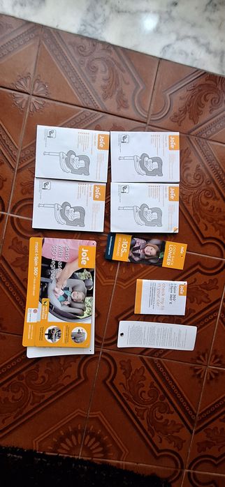 Cadeira Auto Joie i-Spin 360 ISOFIX – Rotativa 360º – Excelente Estado