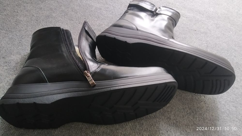 Ортопедичні чоловічі ботінки42- 43 розмір.