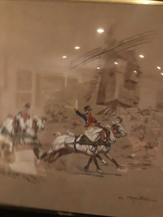 Par de guaches emoldurados