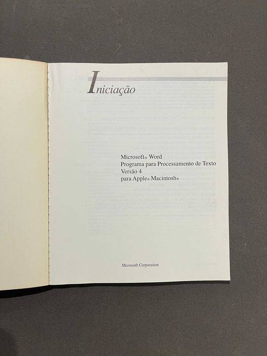 Livro Microsoft Word