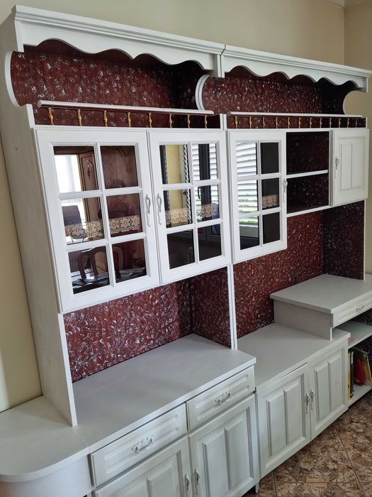 Estante madeira cor branca/castanha configuraçao variavel + Ofertas