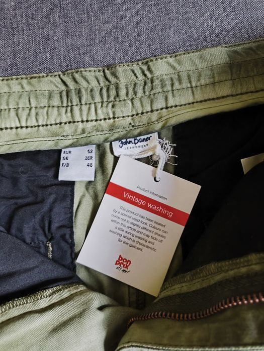 Spodenki męskie bermudy wiązane rozmiar L nowe