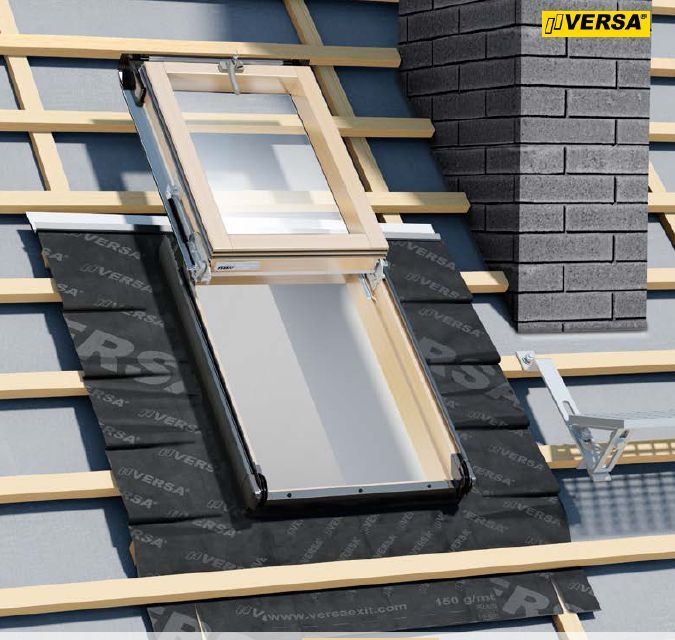 Trzyszybowy wyłaz dachowy Okpol Versa ISWX I22 55x78 + kołnierz