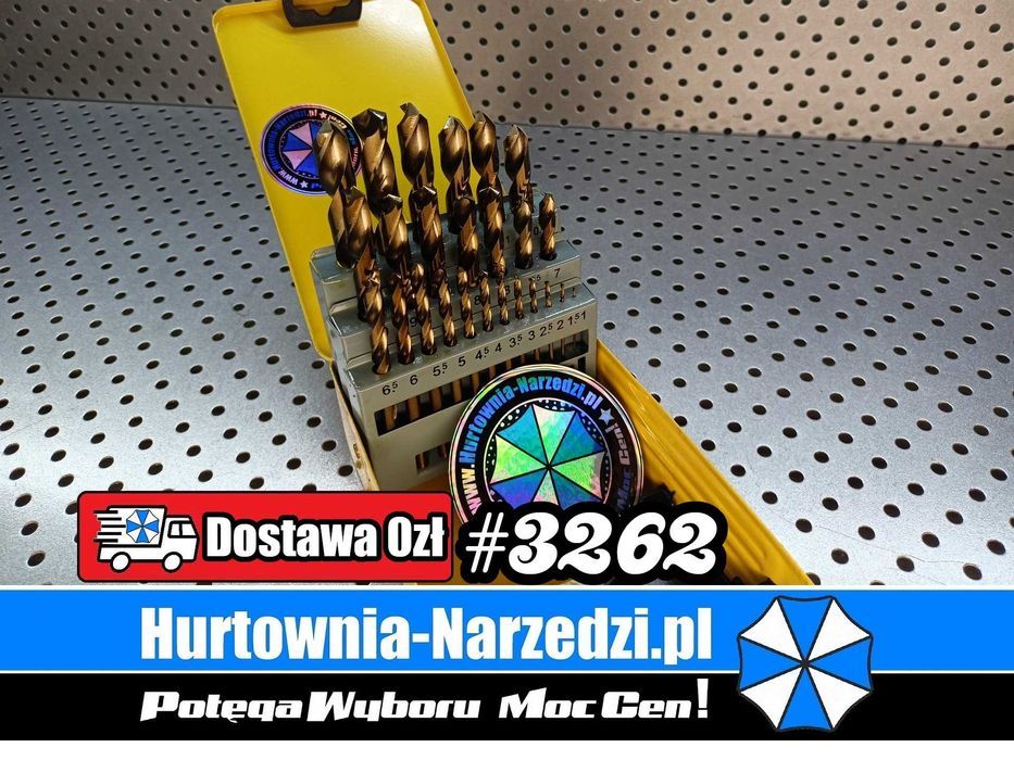 wiertła kobaltowe zestaw wierteł do metalu zestaw wierteł do metalu