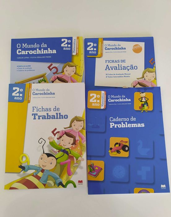Livros, fichas de exercícios, etc. 2º ano