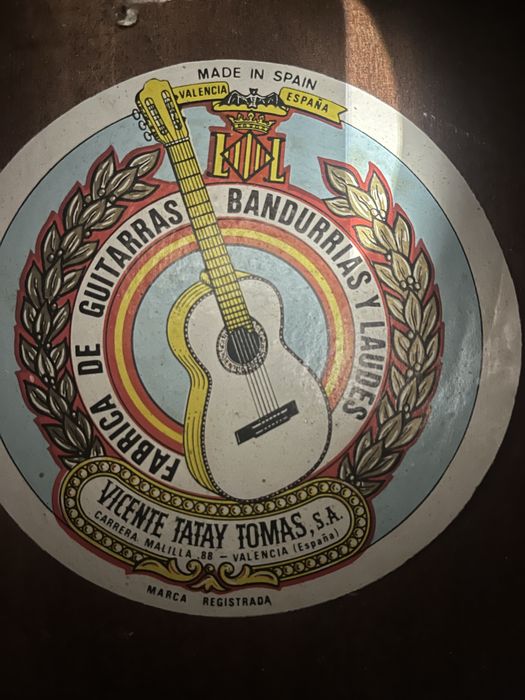 Guitarra clássica 3/4 Vicente Tatay Tomás (Espanha)