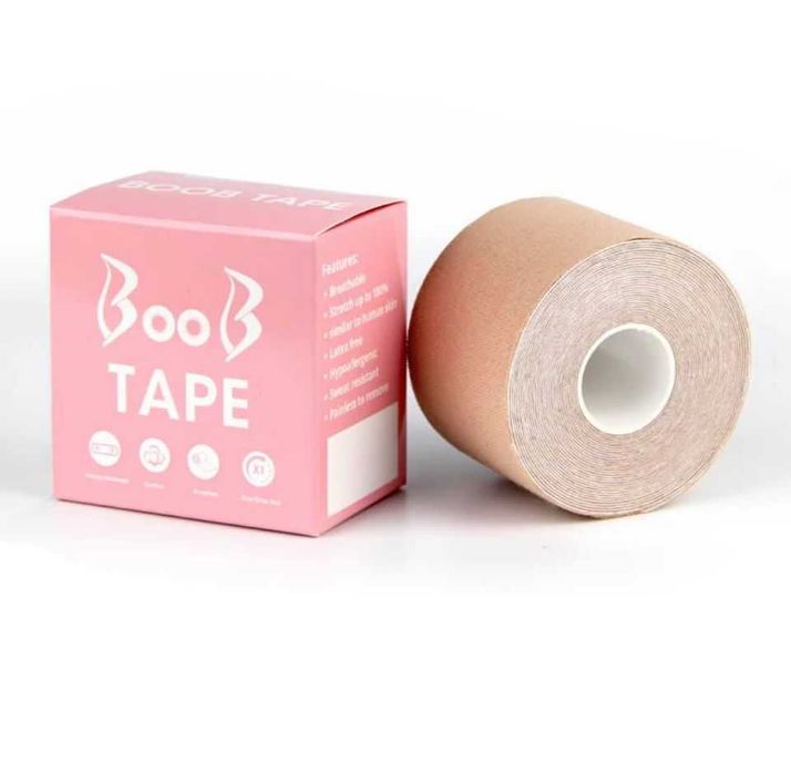 Push Up лента "BOOB TAPE". Кинезио тейп для груди.