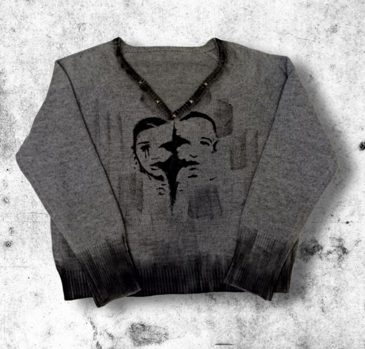 кофта кастом в стилі opium | archive | y2k