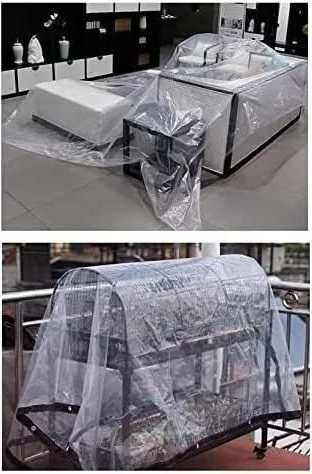 Plandeka Ogrodowa Tarasowa Przezroczysta z Linką 3x3m i INNE ROZMIARY