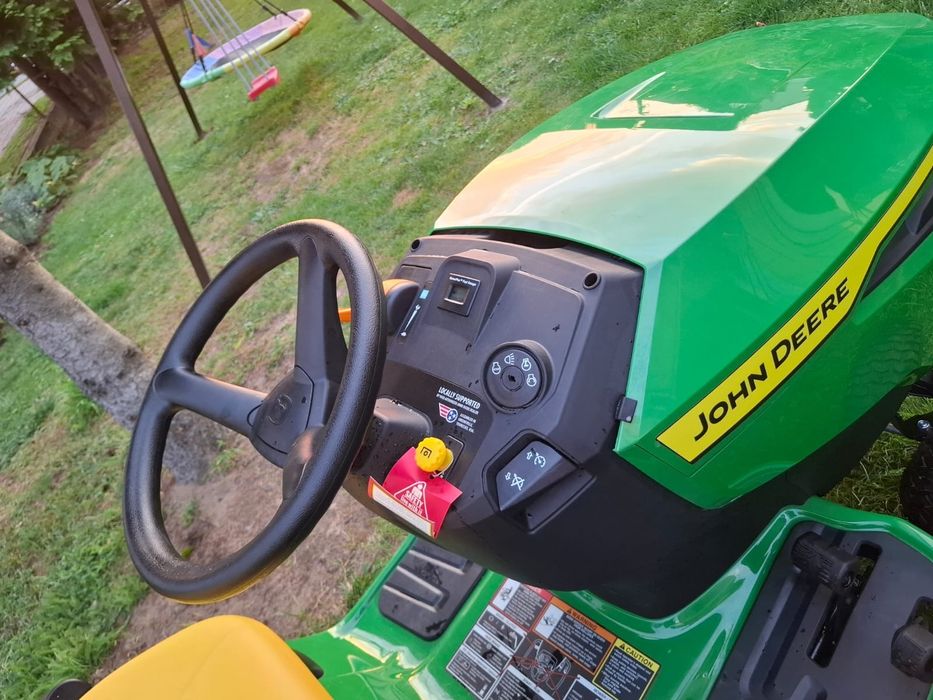 John Deere S130  traktorek kosiarka z USA 22KM  jak nowy jedyne 1.8mh