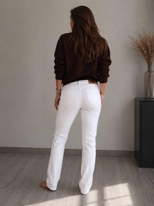 White jeans Ralph Lauren RXL / білі джинси straight fit 100% cotton W30–32