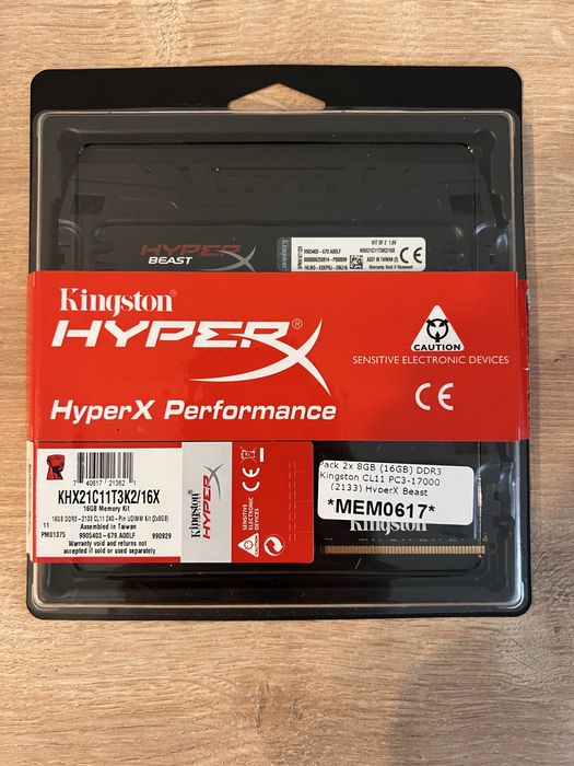 Pack 16GB Kingston HyperX Beast DDR3