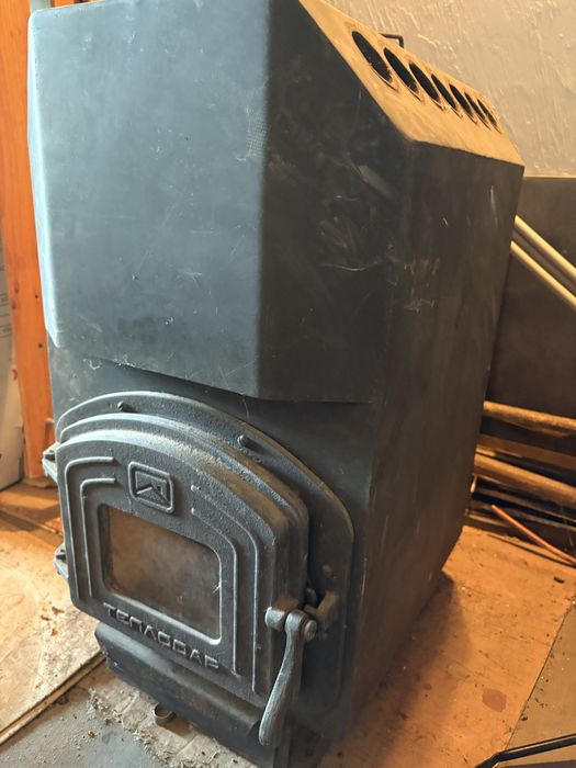 Піч камін топка чавунна Теплодар