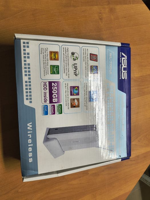Router wifi Asus 250 GB + dodatkowa antena