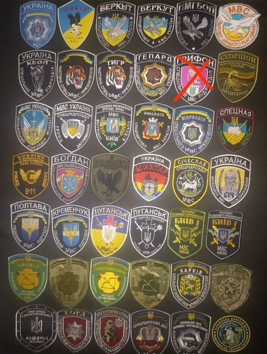 Продам коллекцию шевронов