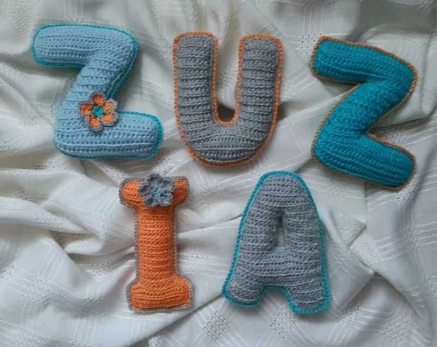 Literki ozdobne / dekoracja / napis Zuzia/Ola - hand made