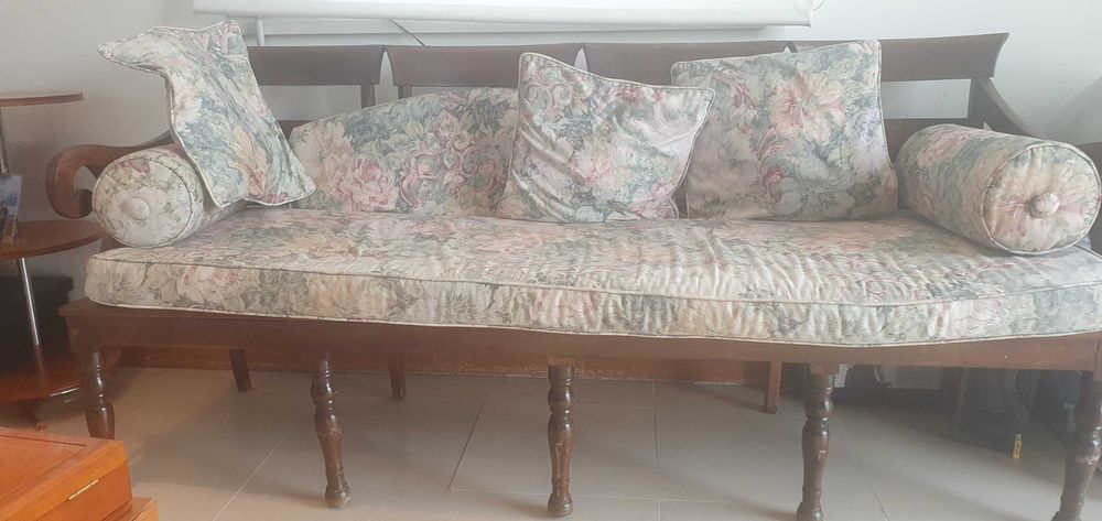 Canapé palhinha c/ ou s almofadas