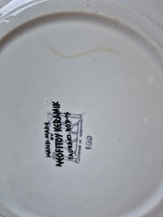 Stare talerze ręcznie malowane cena za całość