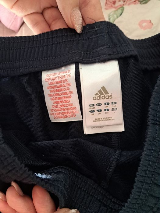 Spodnie adidas granatowe
