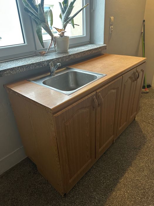 Szafka zlew bateria kuchenna