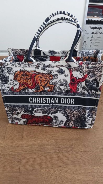 Torebka materiałowa Tote Bag Christan Diora logowania nowa