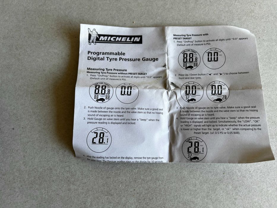 Manómetro Digital Pneus Michelin